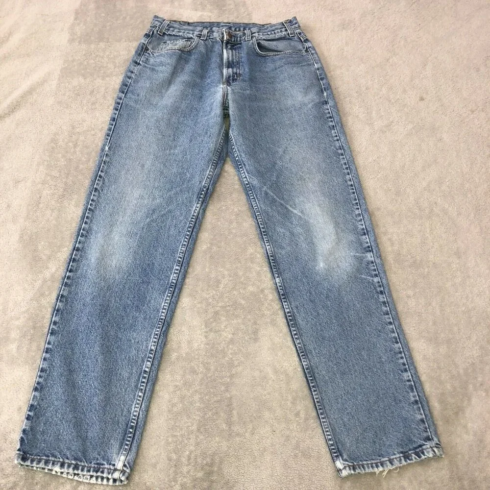 Vintage GAP Easy Fit Blue Denim High Waist Jeans 100% Cotton W36 L36 (33x34)